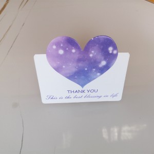 Carte papier de voeux cadeau personnalisé