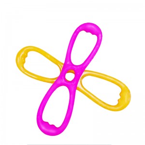 Bande de résistance, arrière-épaule d\'exercice de la corde élastique bande élastique de fitness, pied, jambe, cimettes à main, pour yoga pilates étirant la physiothérapie, exercice de gymnase à domicile