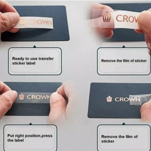 Autocollant d\'étiquette de domination UV