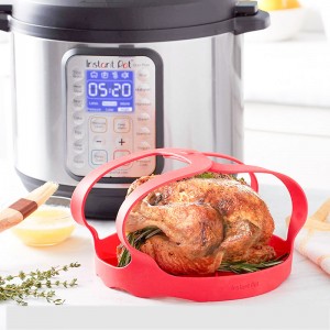 Mat à vapeur en silicone avec écharpe et table de table anti-scalding tapis à vapeur d\'oeuf sans silicone, facile ànettoyer et à voyager avec