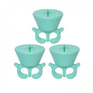 Porte-ongles portable Anneau d\'ongle Outils de polissage des ongles accessoires de l\'ongle en silicone