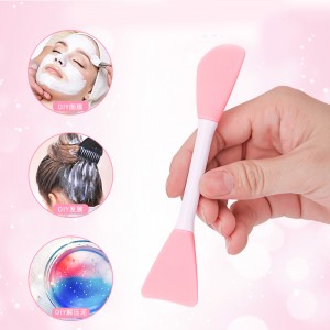 Outil de mélange de masque en silicone - applicateur de pinceau en silicone et spatule de massage pour le mélange de masque de boue - Cadeau d\'outils de beauté