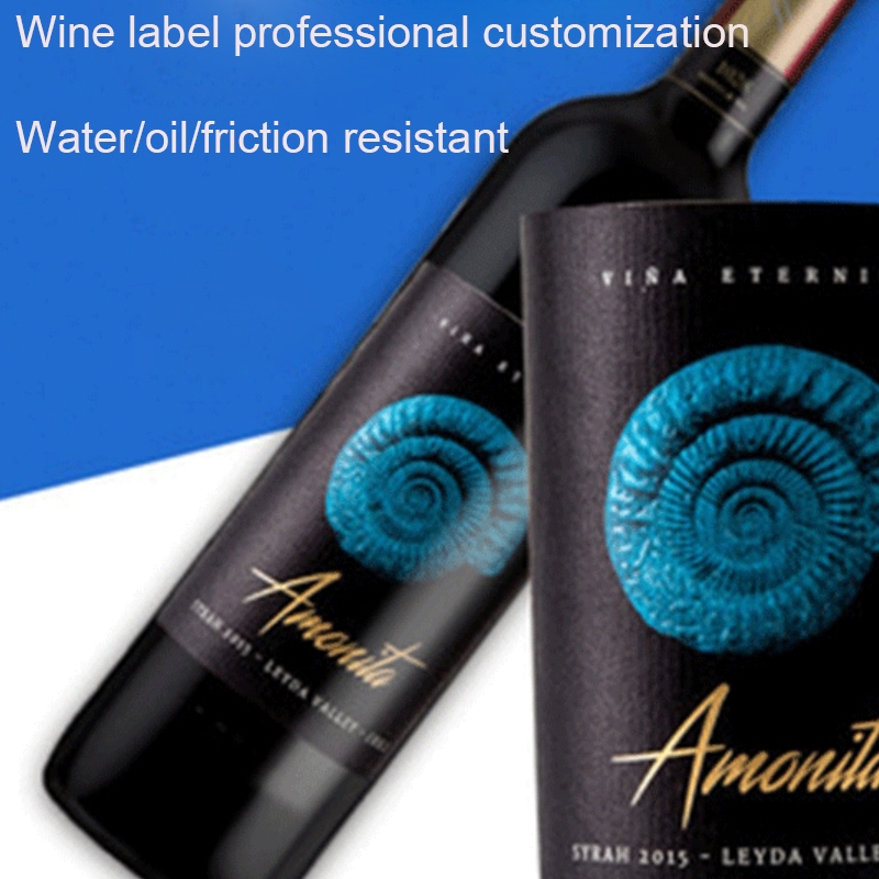 autocollant d'étiquette de vin