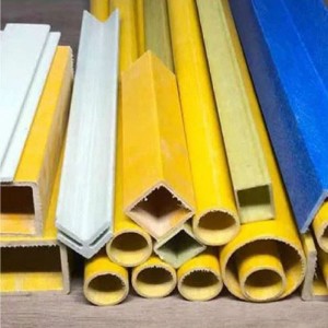 Tube rond à pultruation FRP