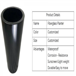 Pot de fleurs en fibre de verre FRP