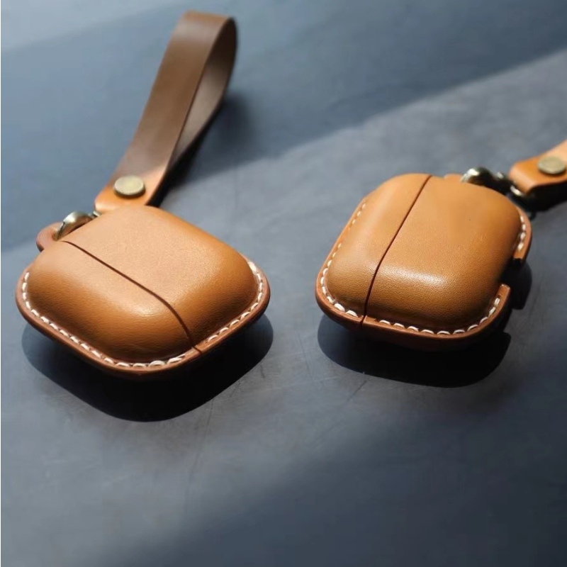 NOUVEAU Étui de protection Apple AirPods Pro2, étui en cuir à main tout-en-un, boîtier de casque Bluetooth, étui en cuir anti-collision