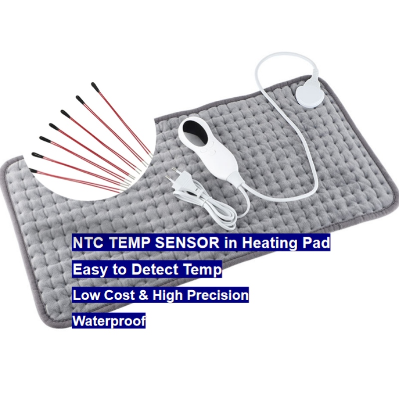 Capteur de température de la thermistance NTC dans le plateau de chauffage du coussin de chauffage