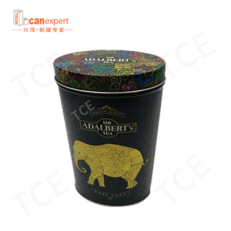 Cans de thé rondes vides de qualité alimentaire en fer scellé Box à thé emballage Coffee Cadre de thé.