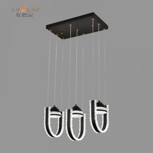 L8036 BK LED Pédante Light-3 Couleurs