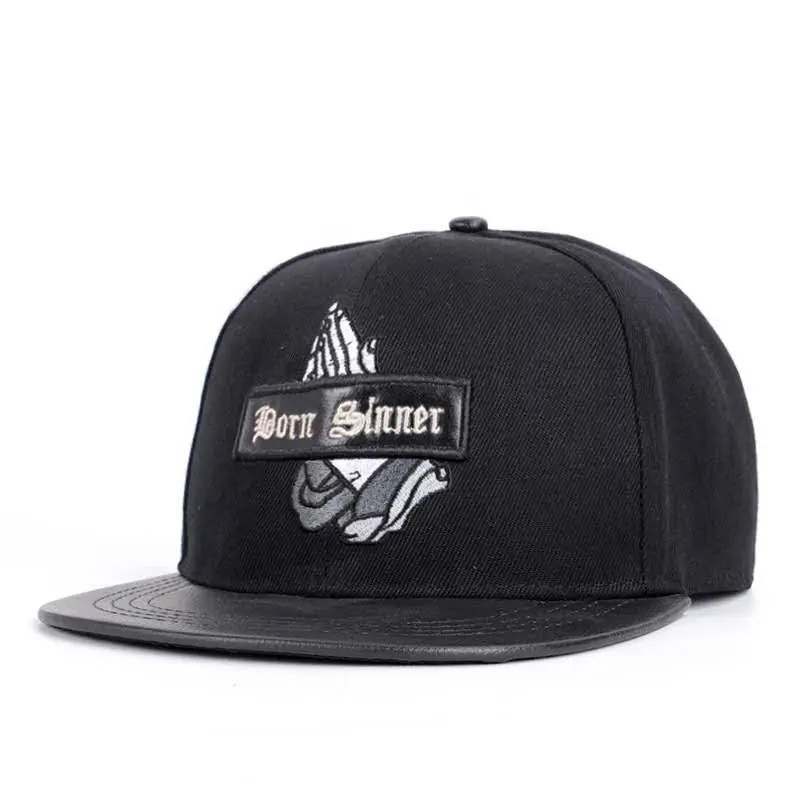 Hot populaire Hiphop Boxing Baseball Caps Plat Brim Hat