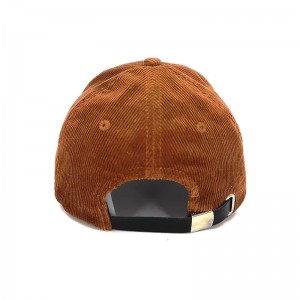 Chapeau en velours côtelé personnalisé personnalisé avec sangle en cuir, chapeau Snapback en velours côtelé/cap en gros chapeau avec bracelet en cuir, chapeau Snapback en velours en velours/cap en gros en gros