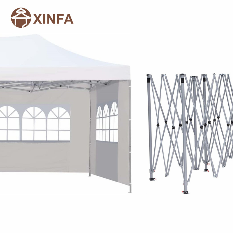 10x 20 pieds pop-up Party Party Wedding Gazebo Tent Shelter avec 4 murs latéraux amovibles blancs