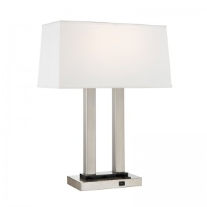 Lampe de table à doublenuit à la salle d\'or