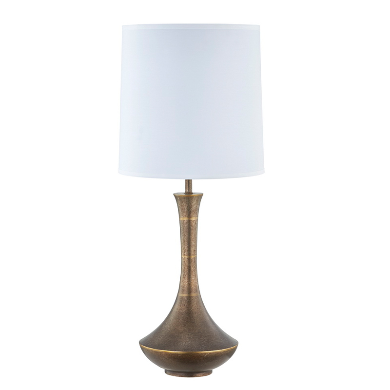 Lampe de table en fer antique décorative dans l\'espace public