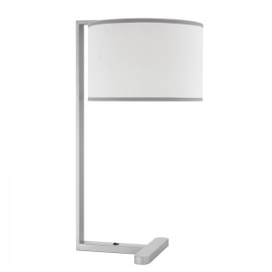 Lampe de table de chevet en métal de style simple avec un mini interrupteur à bascule à la salle d\'or
