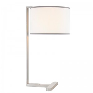 Lampe de table de chevet en métal de style simple avec un mini interrupteur à bascule à la salle d\'or