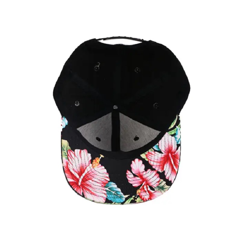 EMBRAYER FUNNAL 100% Polyester Underbrim broderie Tropic Printing 2 Tone Snapback Cap