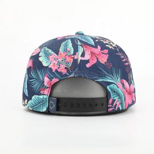 OEM Custom Concevoir votre logo de haute qualité 5 panneau à bord plat partout sur la sublimation Hip Hop Gorras Snapback Cap et chapeau