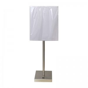 Lampe de table de table denuit à finitionnickel à style simple brossé avec un interrupteur à bascule sur la salle d\'or