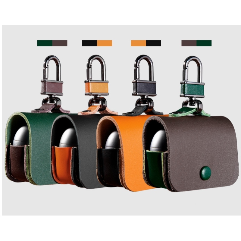 Convient pour le boîtier de protection des écouteurs polyvalents de Huawei, en cuir italiennaturel, avec une sensation douce et confortable et une belle texture. Protection complète des chutes et durabilité