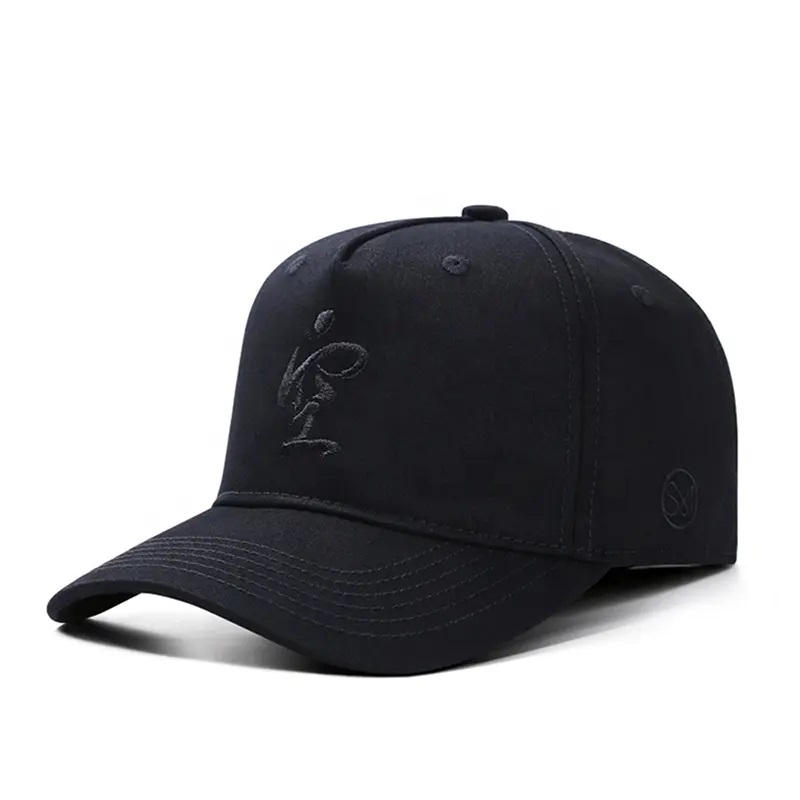 Fabricants OEM Logo personnalisé de haute qualité Small Moq MOQ Casual Pannel Baseball Cap de casquette Branded Caps pour marques de vêtements