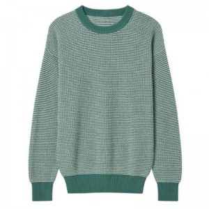 Mélangez des hommes couleurs en tricot et pull d\'équipage à manches longues