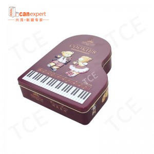 Biscuits personnalisés boîte à canned d\'étain d\'étain emballages en métal