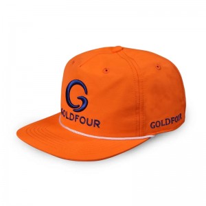 Boulangeur en vente en gros de Sécheur rapide 5 Panneau 3D Sportsnon structurés Nylon Running Hat Snapback Cap avec corde