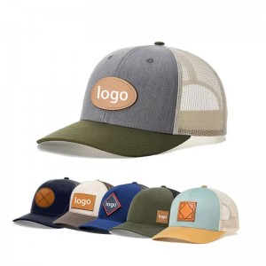 Mesh pain et personnalisé Broided Baseball Basball Cap Dad Trucker Chapeur de camionneur