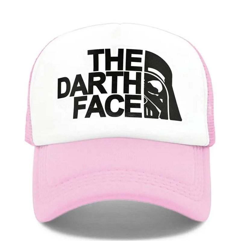 Darth Trucker Cap Star Cap Men Face Face Hat Caps Baseball Caps Cool Summer Mesh Net Hat pour hommes