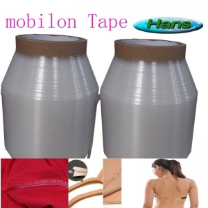 Ruban mobilon élastique en relief transparent en relief
