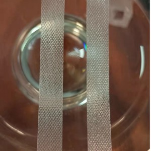 Ruban mobilon élastique en relief transparent en relief