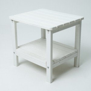 Table d\'appoint extérieure avec couleur blanche