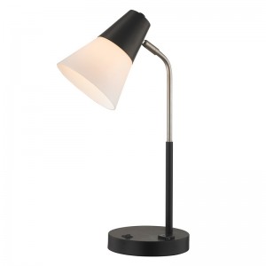 Lampe de bureau de Hampton Inn Hotel avec un interrupteur à rocker sur/off et un point de vente pratique à l\'hôtel salle