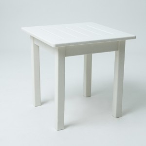 Table d\'appoint Adirondack à 18 pouces à l\'extérieur en plastique