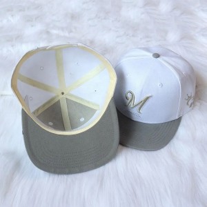 Prix ​​de gros de haute qualité 6 Panneau Flatbrim Snapback Baseball Caps Hat Hip-Hop Fashion Design Men \\\\ Sport de casse-tête en plein air CAP SPORT
