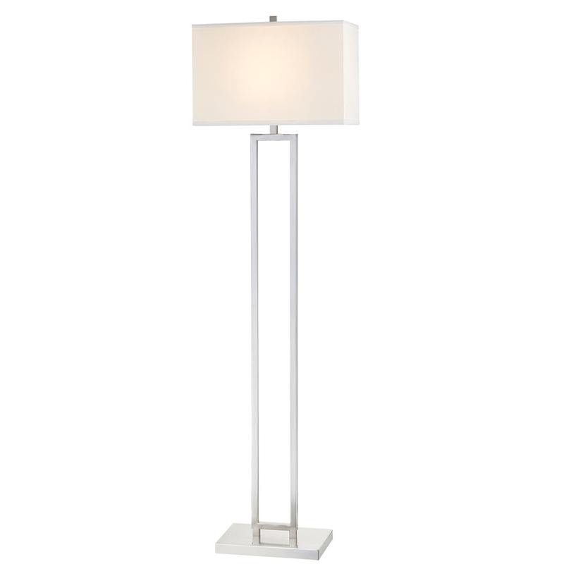 Marriott Hotel Canapa à côté de lampadaire avec finitionnickel brossée à la salle d\'hôtes