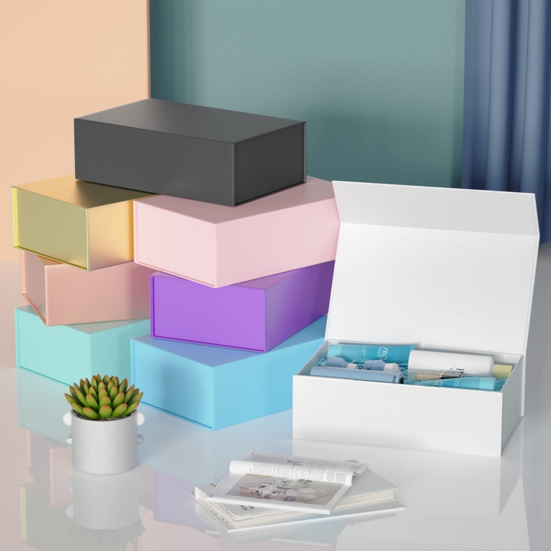 Boîte cadeau en couleur personnalisée