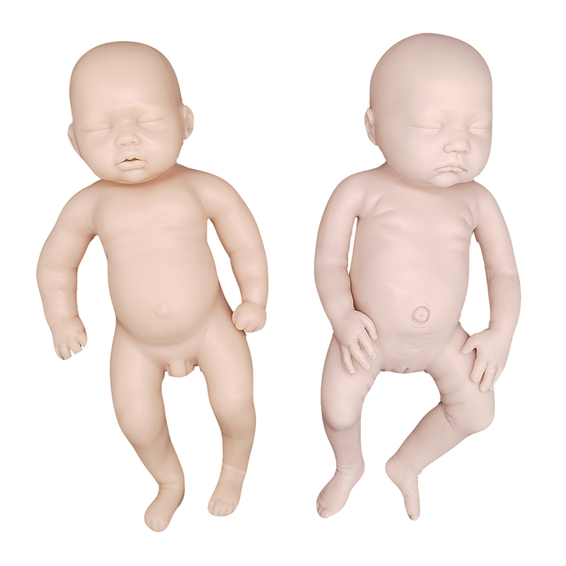 Doll de renaissance à haute simulation Le matériau en silicone Reborn bébé endormi Silicone Reborn Doll réaliste (pré-make-up)