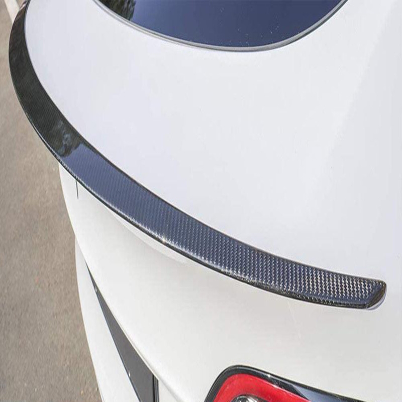 Real Carbon Fibre Tail Car Spoiler Aileron pour Tesla Modèle 3 Y