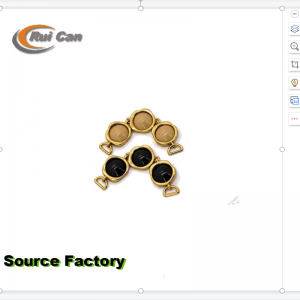 alliage de zinc de boucle de chaussures