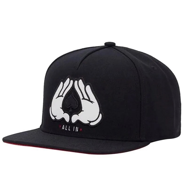 Capes de sport de logo personnalisés de qualité bon marché Plats Hip Hop plats à plat 6 Panneaux Blank Snapback Baseball Caps