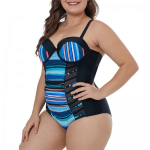 Les coutures à rayures semblent minces de maillots de bain