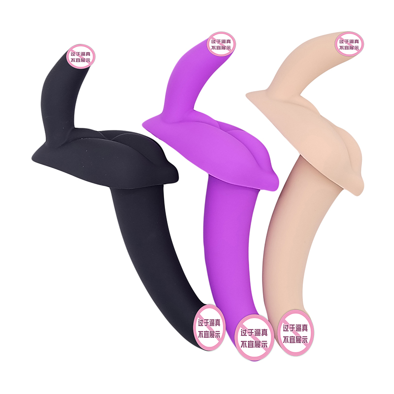 850 lesbien Double tête violette adulte toys toys tortue double tête de dragon fini termino gode pour couples femmes gay