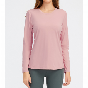 Chemises de yoga à arc de cou rapide et à sec rapide