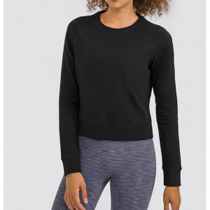 Épaississement des chemises de yoga à cou