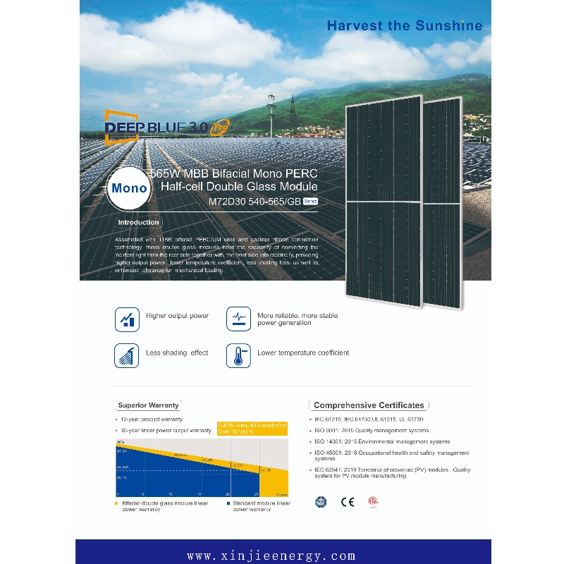 Fabricant en gros de groupes d'énergie solaire photovoltaïque Système de module à haute efficacité