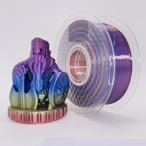 Silk Rainbow Multicolour PLA filament pastel couleur 1,75 mm 3D Imprimante PLA filament