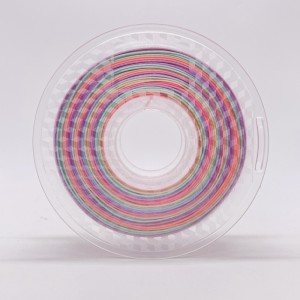 Silk Rainbow Multicolour PLA filament pastel couleur 1,75 mm 3D Imprimante PLA filament