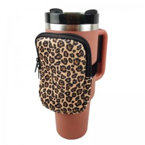 Soupchage à bouteille d\'eau ennéoprène pour 40oz 20oz 30oz, Accessoires de fitness pour les dames avec une sangle réglable